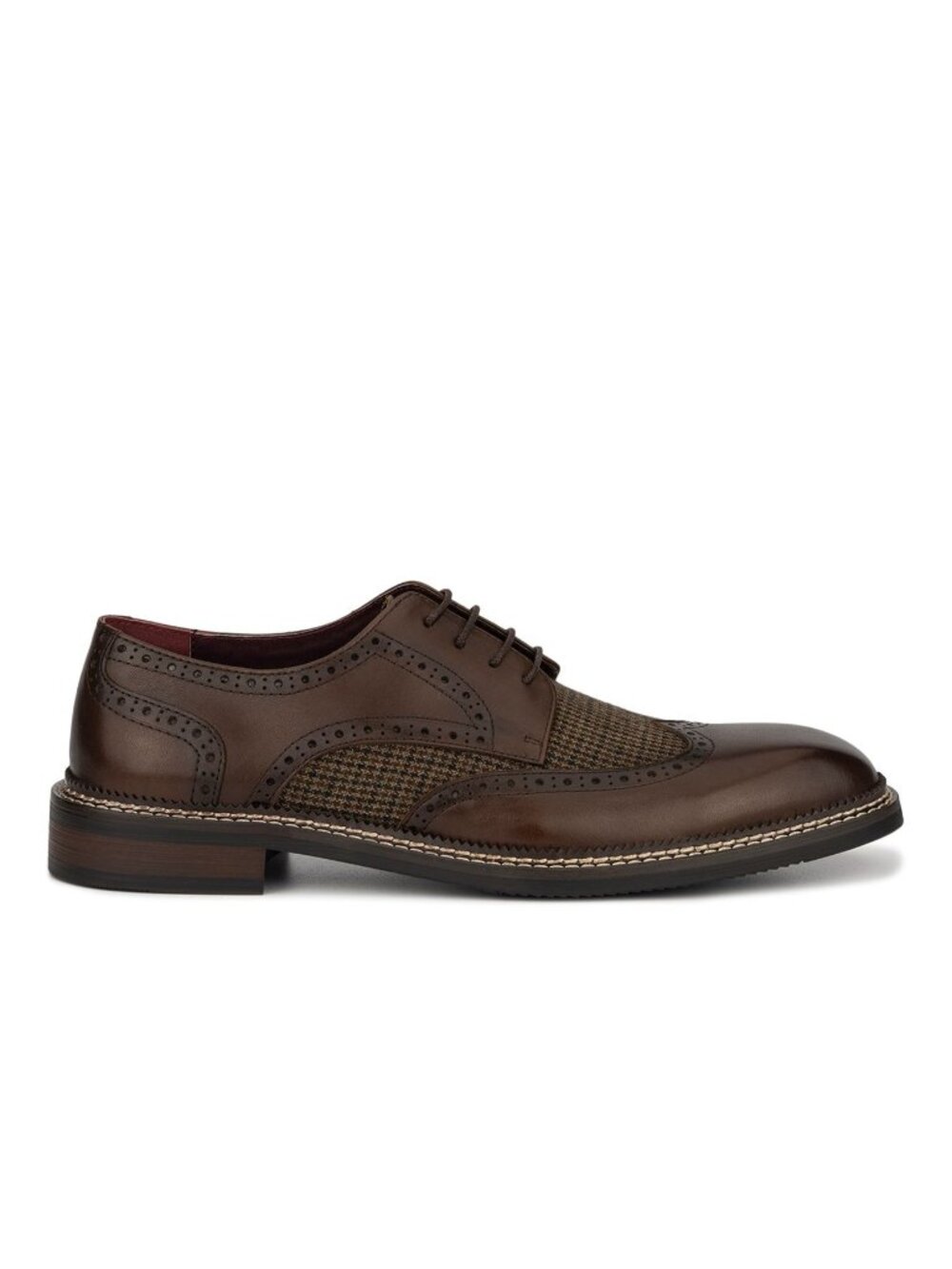 Vintage Foundry Co Mens Wilfred Oxford Wingtip Dress Shoes Brown Size 8 NIB